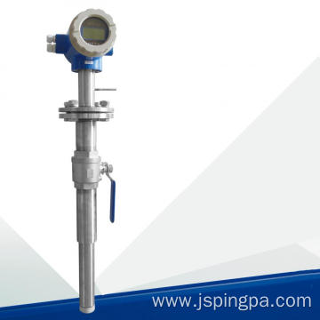 Large diameter pipe flowmeter for industrial wastewater